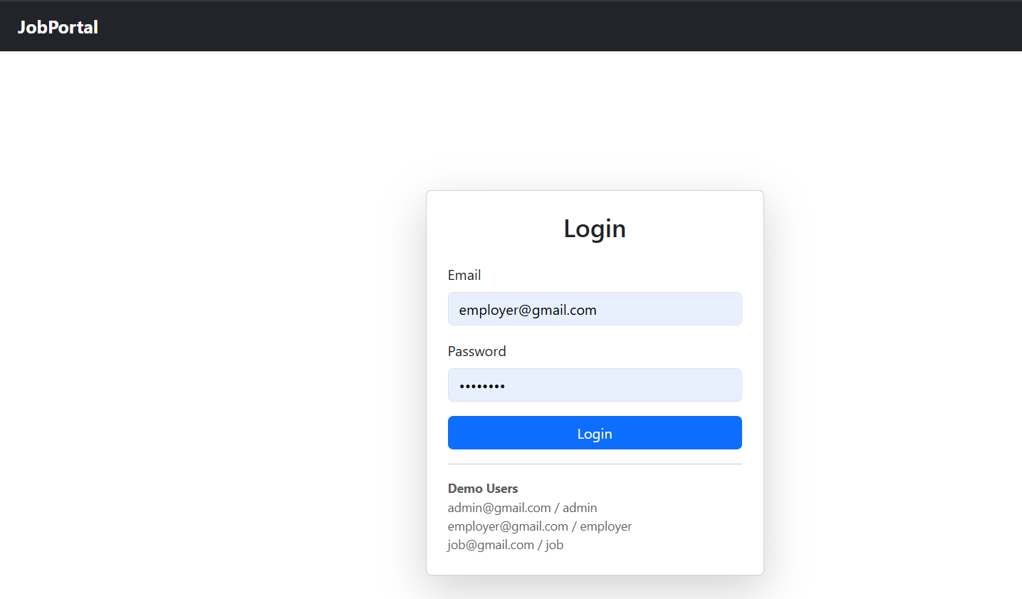 Login Page